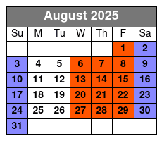 B Square Burgers Meeting Point August Schedule