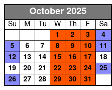 B Square Burgers Meeting Point October Schedule