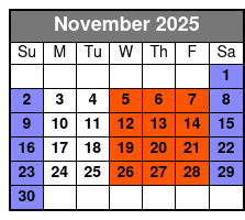 B Square Burgers Meeting Point November Schedule