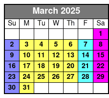 Breaking Point Escape Room March Schedule