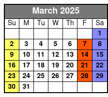 Private Or Couple’s Tarot Reading March Schedule