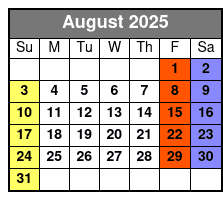 Private Or Couple’s Tarot Reading August Schedule