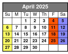 Private Tarot Reading April Schedule