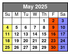 Private Tarot Reading May Schedule