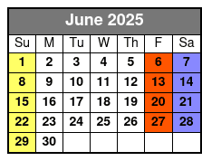 Private Tarot Reading June Schedule