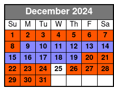 Egmont Key Ferry from Ft. DeSoto Park December Schedule