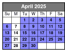 Default April Schedule