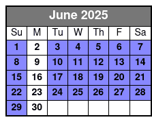 Default June Schedule