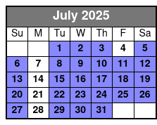 Default July Schedule