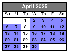 3 Tickets April Schedule