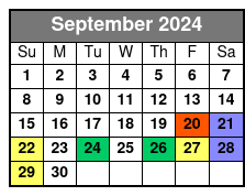 Default September Schedule