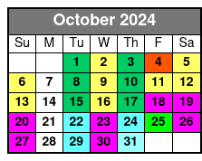 Default October Schedule