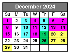 Default December Schedule