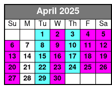 Default April Schedule