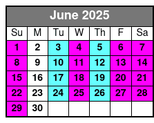 Default June Schedule