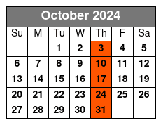 Dream Diamond Hunt October Schedule