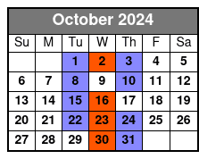 Orchestra Rows D-P Mezzanine Far Side Rows A-C October Schedule