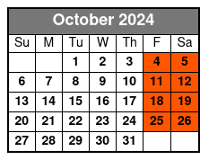 Diamond Package October Schedule