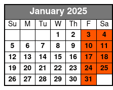 Bronze Package January Schedule