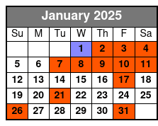 Combination Experience January Schedule
