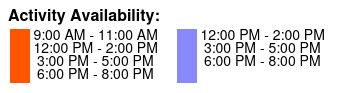 Combination Experience Color Key