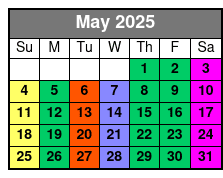 Morning Tours May Schedule