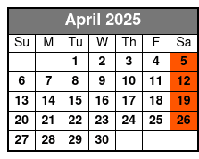 Brooklyn Pizza Walk April Schedule