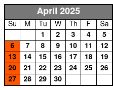 9:00am April Schedule