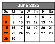 9:00am June Schedule