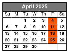 8:00am April Schedule