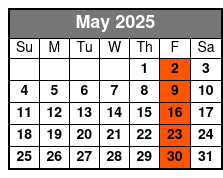 8:00am May Schedule