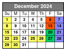 Orchestra Rows A-L December Schedule