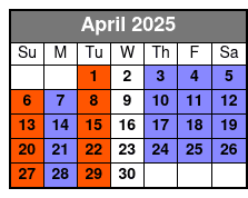 Met Express April Schedule