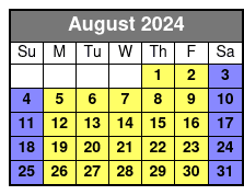 Central Park Proposal - 65 Min August Schedule