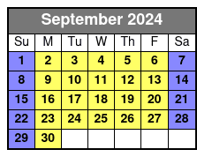 Central Park Proposal - 65 Min September Schedule
