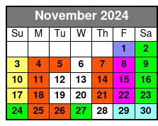 Orchestra Seating November Schedule