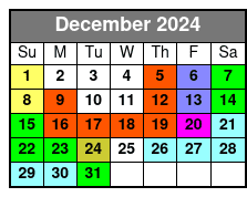 Premium Seating December Schedule