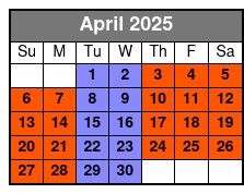 The Edge and St Patrick's April Schedule