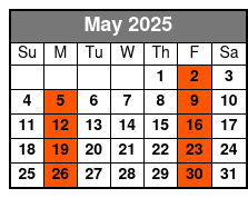 Washington D.C (dc1) May Schedule