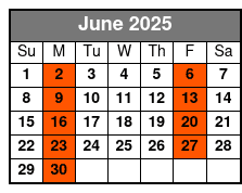 Washington D.C (dc1) June Schedule