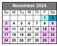 Hersheypark November Schedule