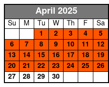 SkyWheel Myrtle Beach: Fast Track Admission April Schedule