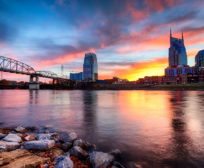 Cumberland River in Nashville, TN