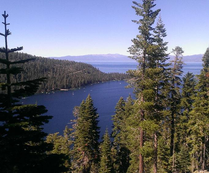 Inspiration Point Vista in Lake Tahoe, CA