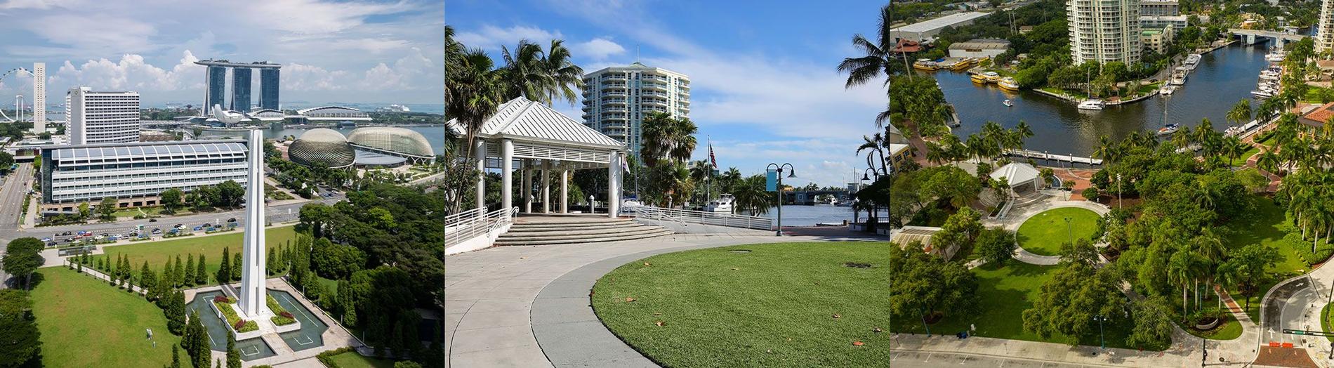 Esplanade Park in Fort Lauderdale, FL