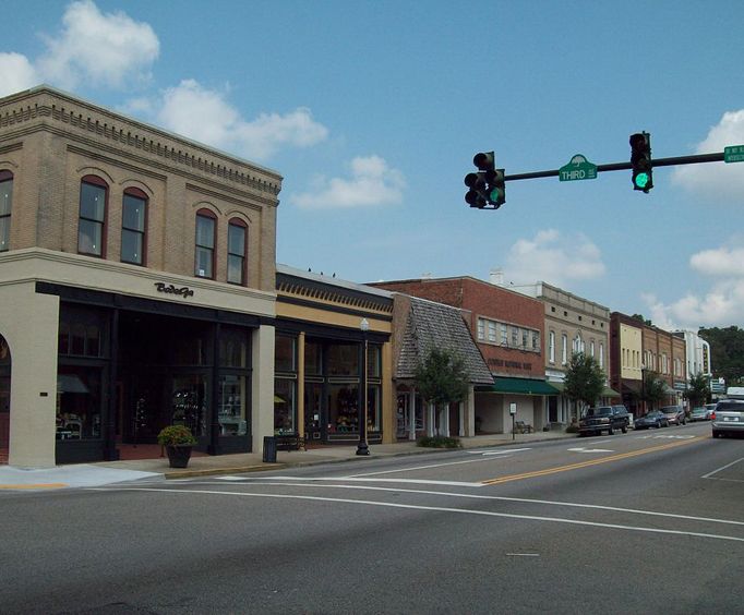 Downtown Conway near Myrtle Beach, SC