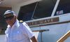 Captain on the Bleau Wave with the Lake Tahoe Sightseeing and Lunch Cruises Aboard the Bleu Wave