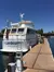 Back of the Bleu Wave with the Lake Tahoe Sightseeing and Lunch Cruises Aboard the Bleu Wave