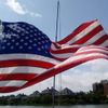 American Flag on the Miss Hampton II Harbor Cruise