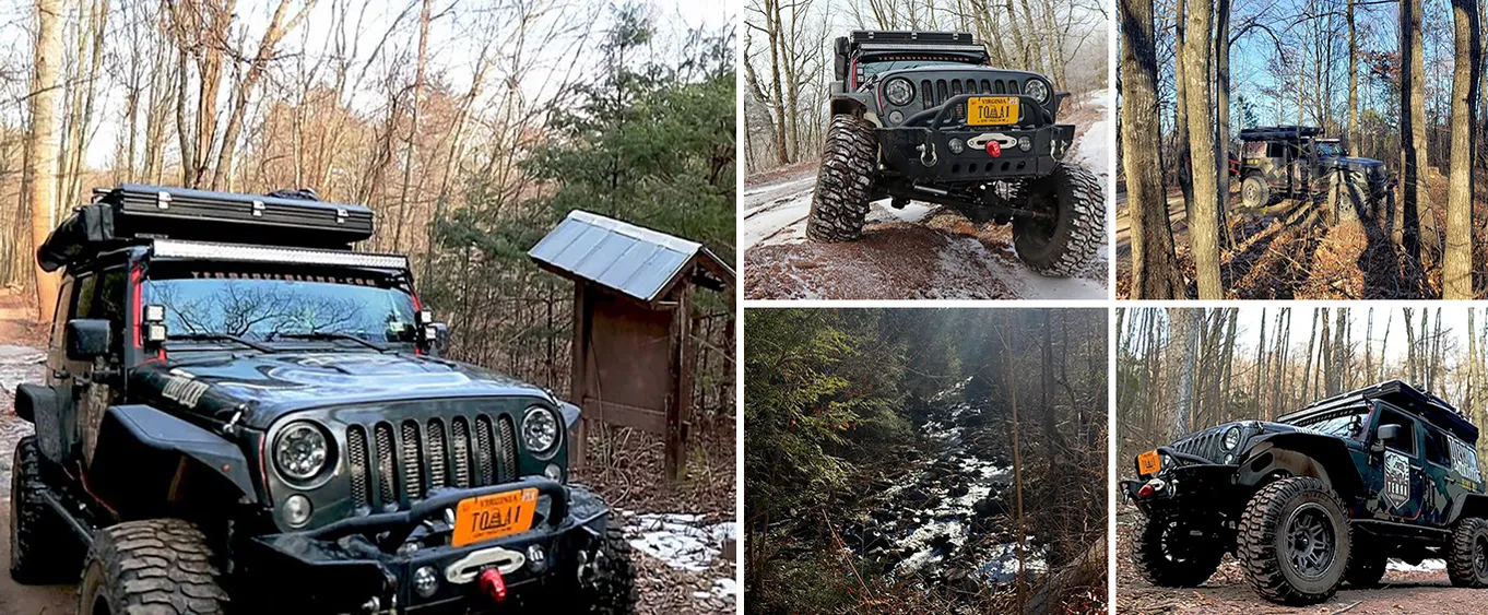 Jeep Off-Road Day Adventure - George Washington National Forest